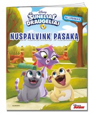 Šuneliai draugeliai. Nuspalvink pasaką