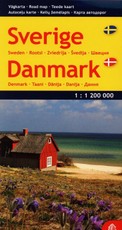 Švedija, Danija. Kelių žemėlapis M 1:1 200 000