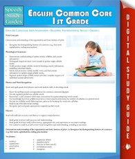 English Common Core 1st Grade (Speedy Study Guide)