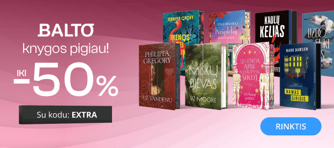 LEIDYKLOS BALTO KNYGOS - extra nuolaidos iki -50%!