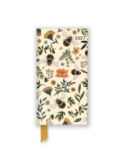 Jade Mosinski: Garden Bees 2027 Luxury Slimline Pocket Diary Planner - Week to View