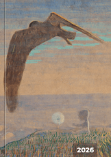 2026 m. A5 darbo kalendorius PASAKA (pagal M. K. Čiurlionį) (knyga su defektais)