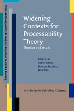 Widening Contexts for Processability Theory
