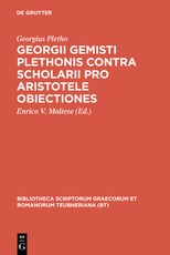 Contra Scholarii Pro Aristotele Obiectiones