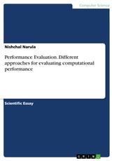 Performance Evaluation. Different approaches for evaluating computational performance