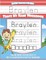 Braylen Letter Tracing for Kids Trace my Name Workbook