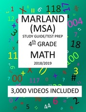 4th Grade MARYLAND MSA, 2019 MATH, Test Prep