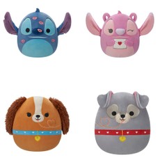 SQUISHMALLOWS DISNEY Valentino dienos pliušinis žaislas, 20 cm