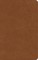 CSB Single-Column Personal Size Bible, Saddle Genuine Leather