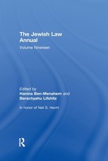 The Jewish Law Annual Volume 19