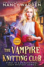 Warren, N: Vampire Knitting Club (Large Print)