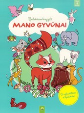 Mano gyvūnai. Spalvinimo knygelė