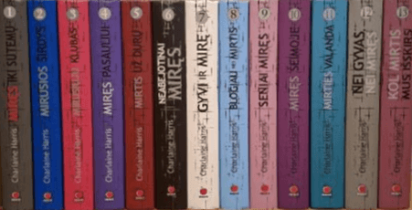 Charlaine Harris knygų rinkinys „Miręs iki sutemų“, 1–13 dalys