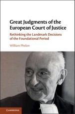 Great Judgments of the European Court of Justice