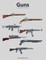 Guns Coloring Book for Grown-Ups 1 & 2