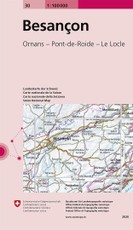 Swisstopo 1 : 100 000 Besancon