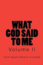 What God Said To Me