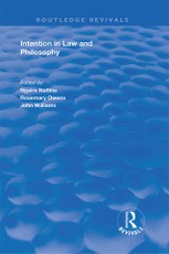Intention in Law and Philosophy