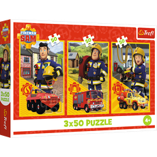 TREFL FIREMAN SAM Dėlionių rinkinys „Ugniagesys Semas“, 3 x 50 det.