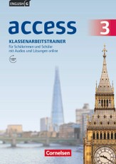 English G Access Band 3: 7. Schuljahr - Allgemeine Ausgabe Baden-Württtemberg - Klassenarbeitstrainer mit Audios und Lösungen online