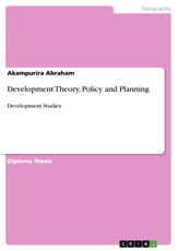Development Theory, Policy and Planning
