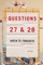 Questions 27 & 28