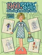 1960s Paper Dolls Coloring and Activity Book