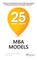 25 Need-to-Know MBA Models