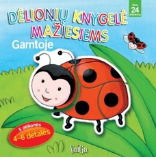 Dėlionių knygelė mažiesiems. Gamtoje. Nuo 24 mėnesių