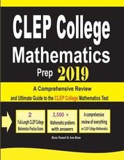 CLEP College Mathematics Prep 2019