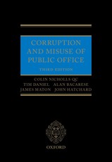 Corruption and Misuse of Public Office