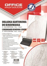 Įrišimo nugarėlės OFFp A4 250g 100lap.baltos