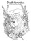 Doodle Portraits Coloring Book for Grown-Ups 2