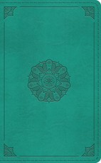 ESV Pocket Bible (Trutone, Turquoise, Emblem Design)