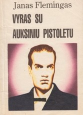 Vyras su auksiniu pistoletu