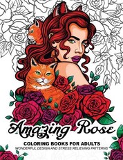 Amazing Rose Coloring Books for Adults