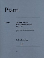 Piatti, Alfredo - 12 Capricci op. 25 für Violoncello solo