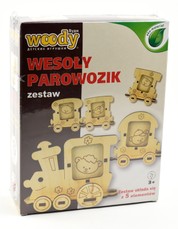 Medinė dėlionė „Traukinukas“