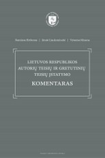 Lietuvos Respublikos autorių teisių ir gretutinių teisių įstatymo komentaras (knyga su defektais)