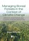 Managing Boreal Forests in the Context of Climate Change