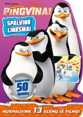 Madagaskaro pingvinai. Nuspalvink 13 scenų iš filmo!