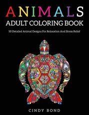 Animals Adult Coloring Book