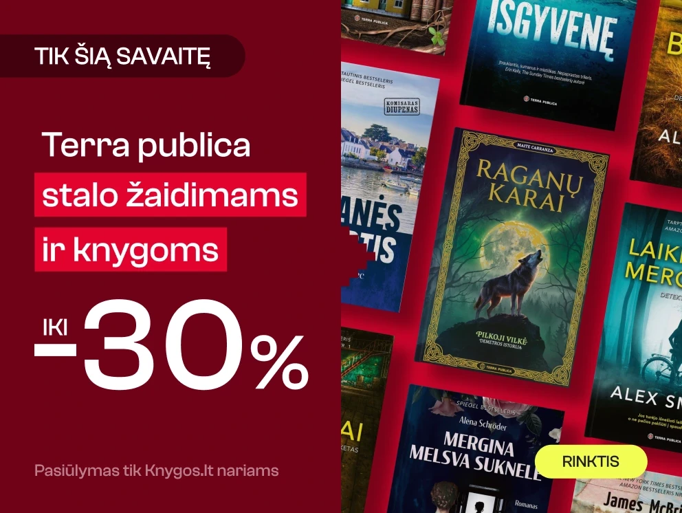 Leidyklos TERRA PUBLICA knygoms iki -30%!