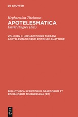 Apotelesmaticorum, Vol. II