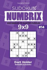 Sudoku - 200 Medium to Master Puzzles 9x9 (Volume 14)