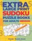Extra Large Print Sudoku Puzzle Books For Adults Medium