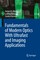 Fundamentals of Modern Optics With Ultrafast and Imaging Applications