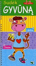 Sudėk gyvūną. 3-4 metų vaikams