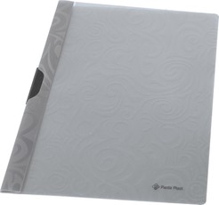 Aplankas su klipsu A4 pilkas