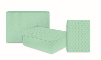 Dėžutės PASTEL 3vnt žalios 295X220X110   260X190X105   230X160X100mm